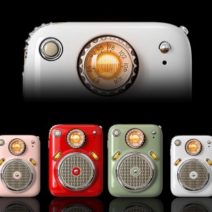 앱코 비토닉 BSA20 미니 레트로 블루투스 스피커