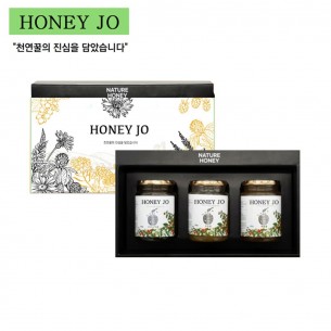 허니 조 프리미엄1+등급 천연꿀 3종세트 [500g*3병] 면세
